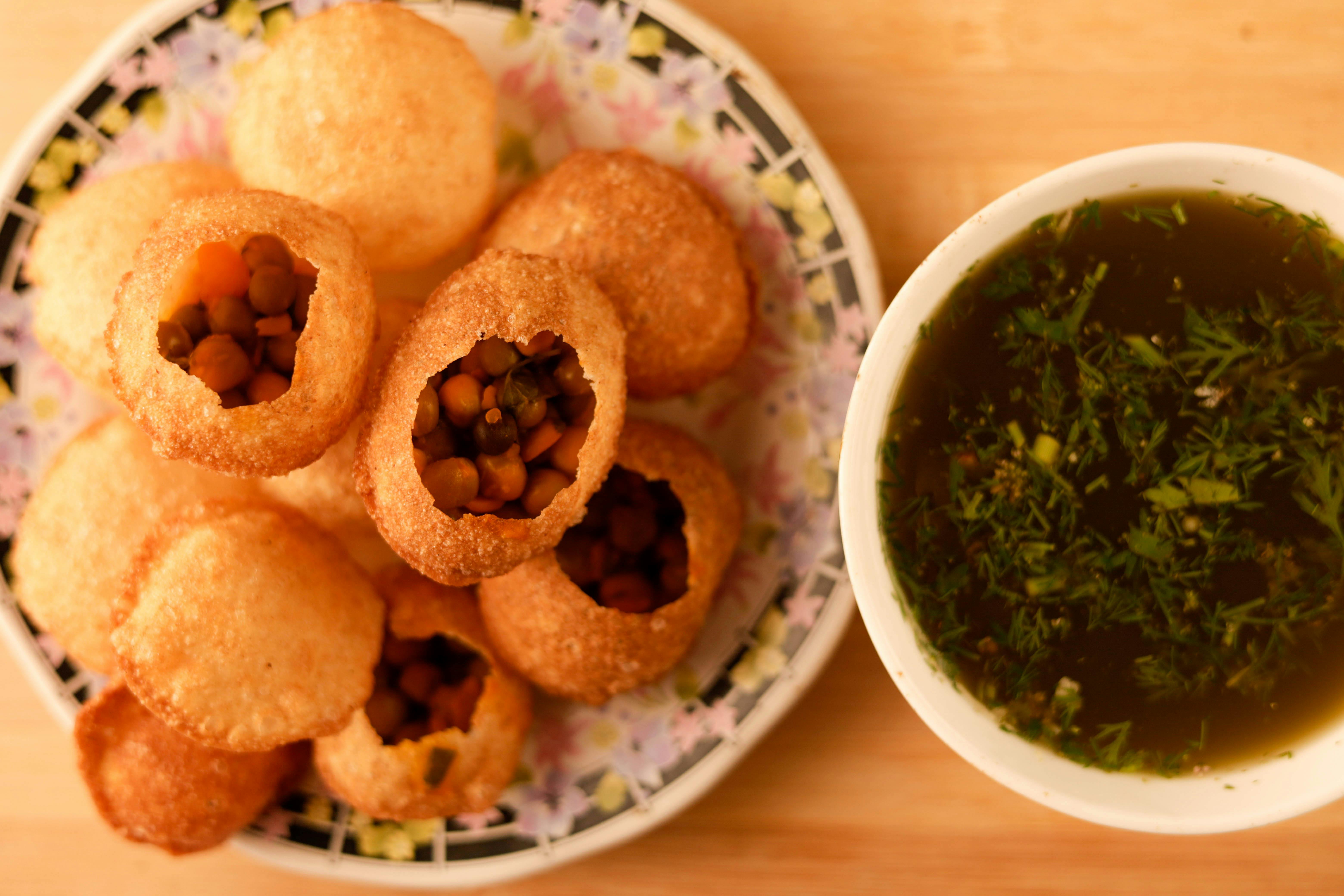Indian Street Food Dish
